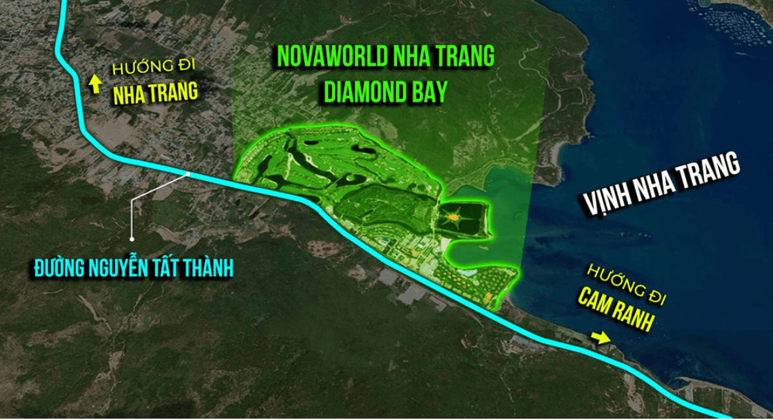 Vị trí Novaworld Nha Trang